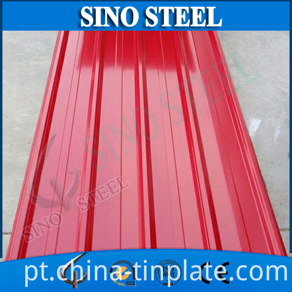 Pre-Painted Colored Galvanized Steel Sheet Corrugated Roofing